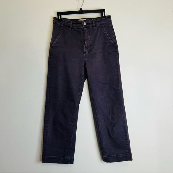 Everlane cropped straight regular Pant in shadow size 6 - Picture 2 of 9
